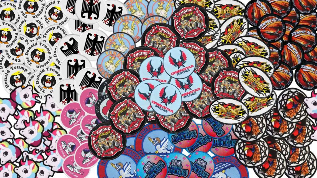 Custom printed Patches multiple designs