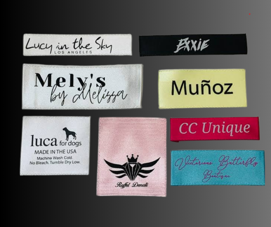 Custom printed labels for Clothing brand