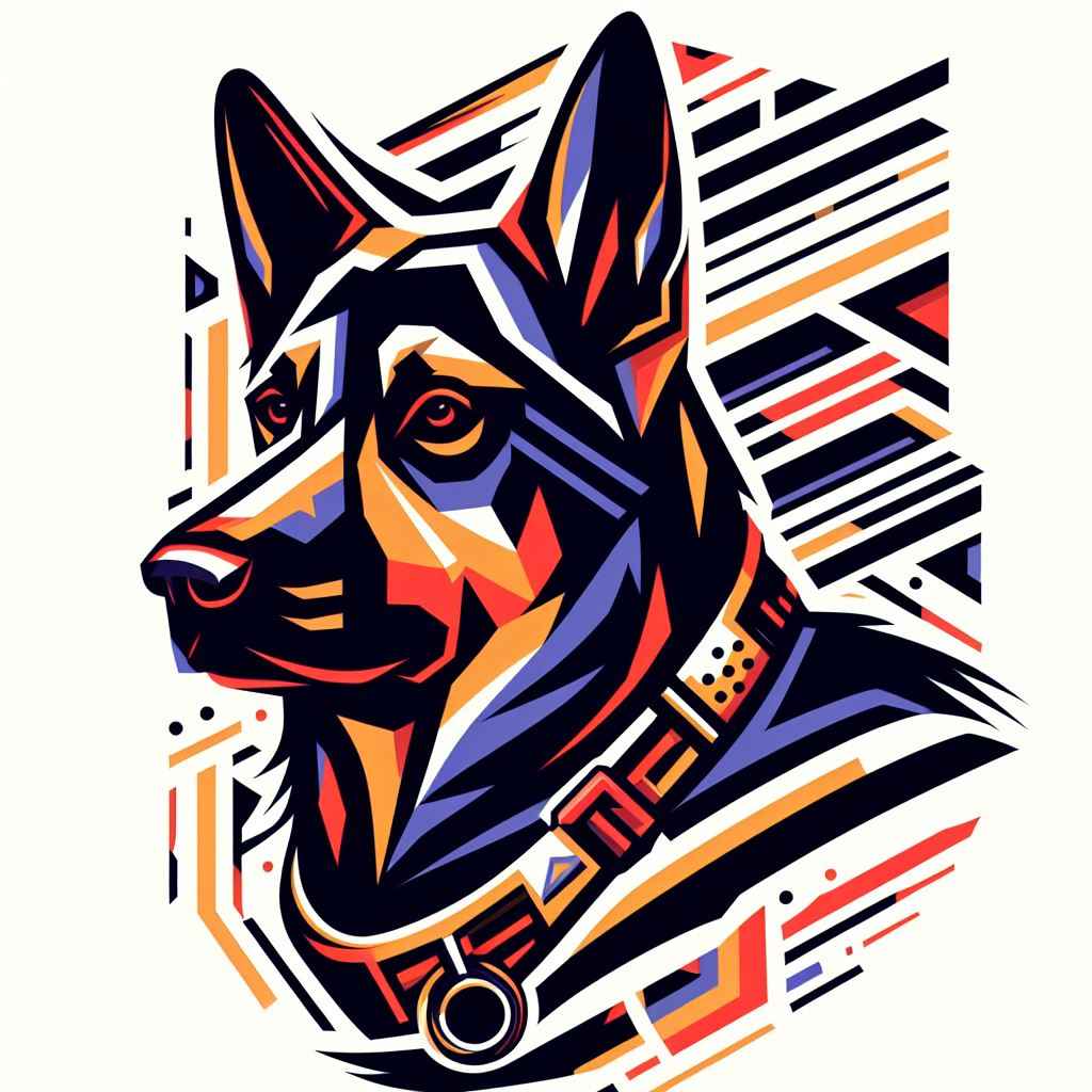 K9 colored painting