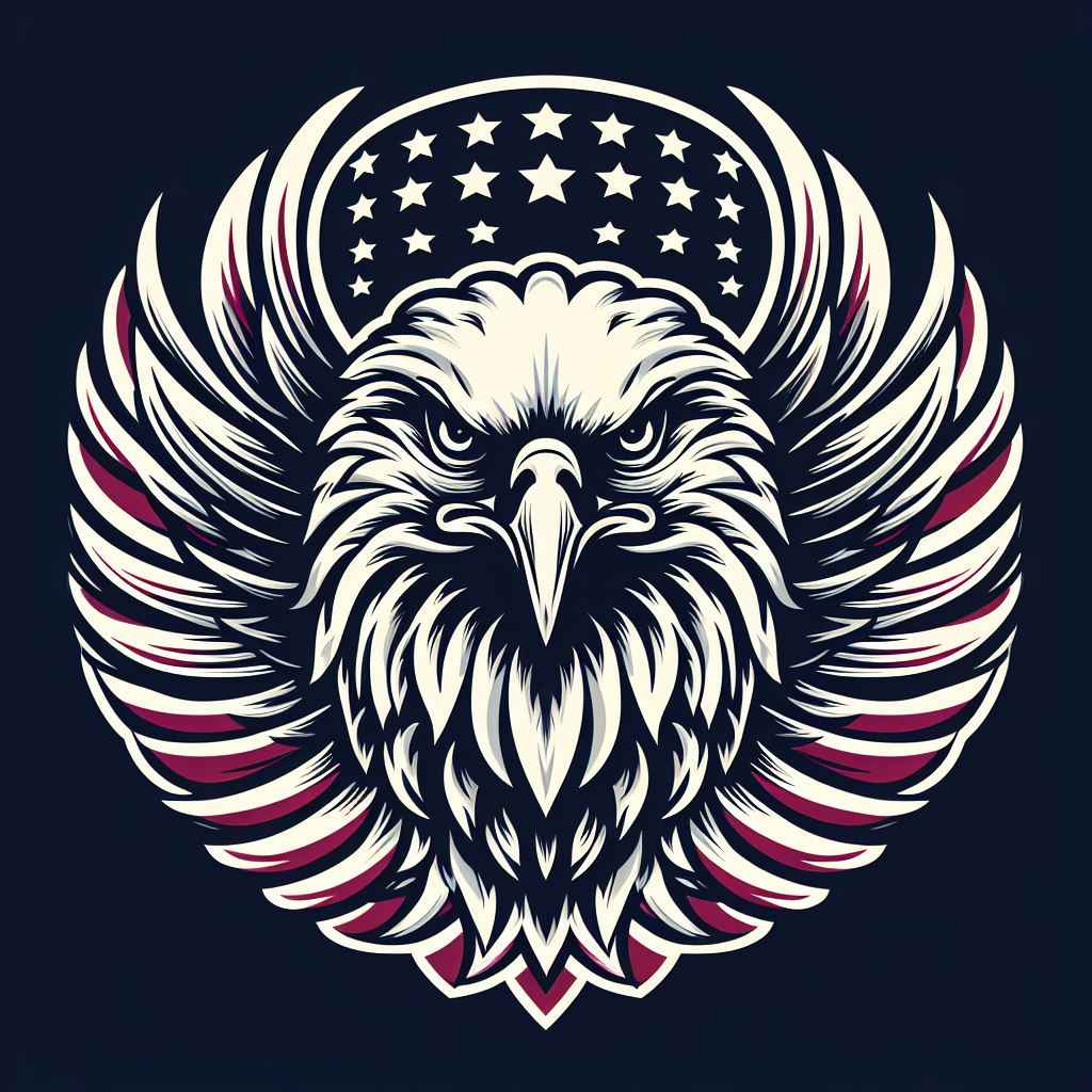 American Tactical eagle patch design