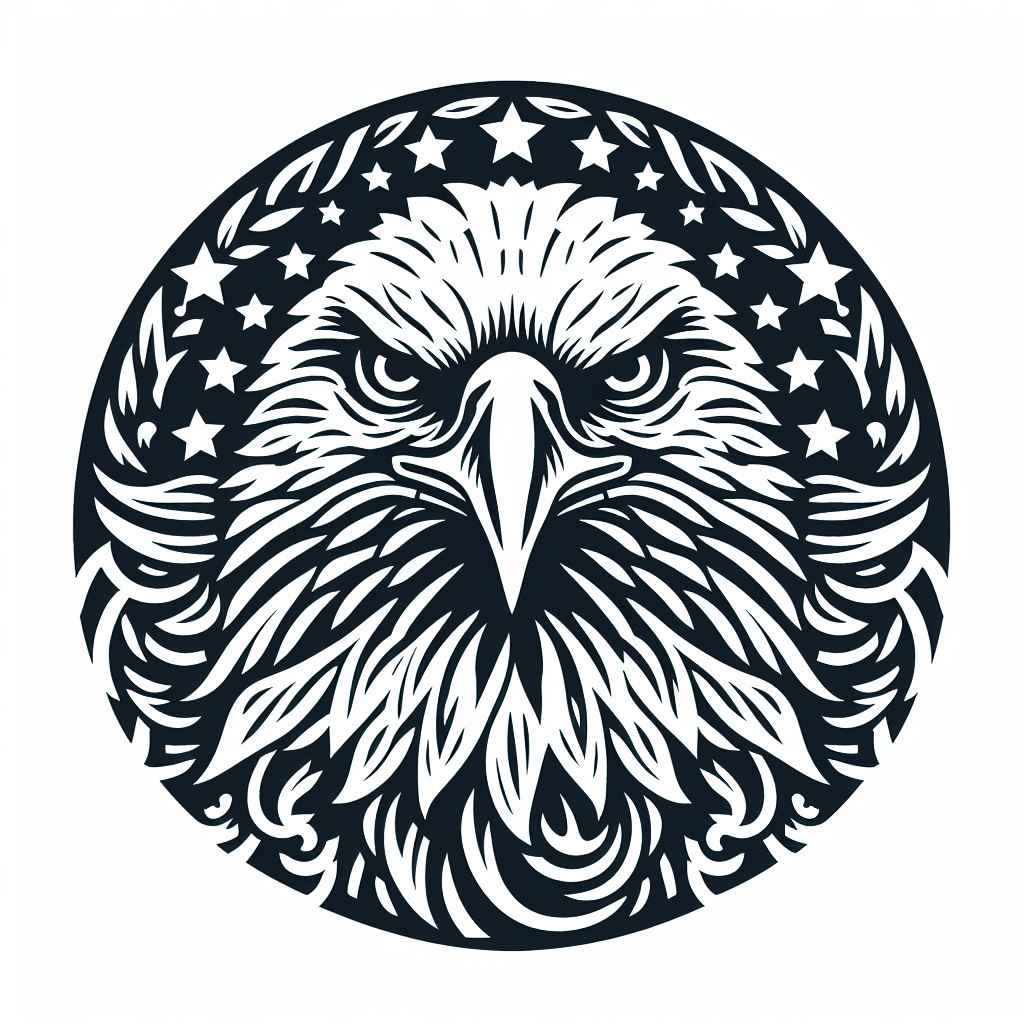 American Tactical eagle patch design