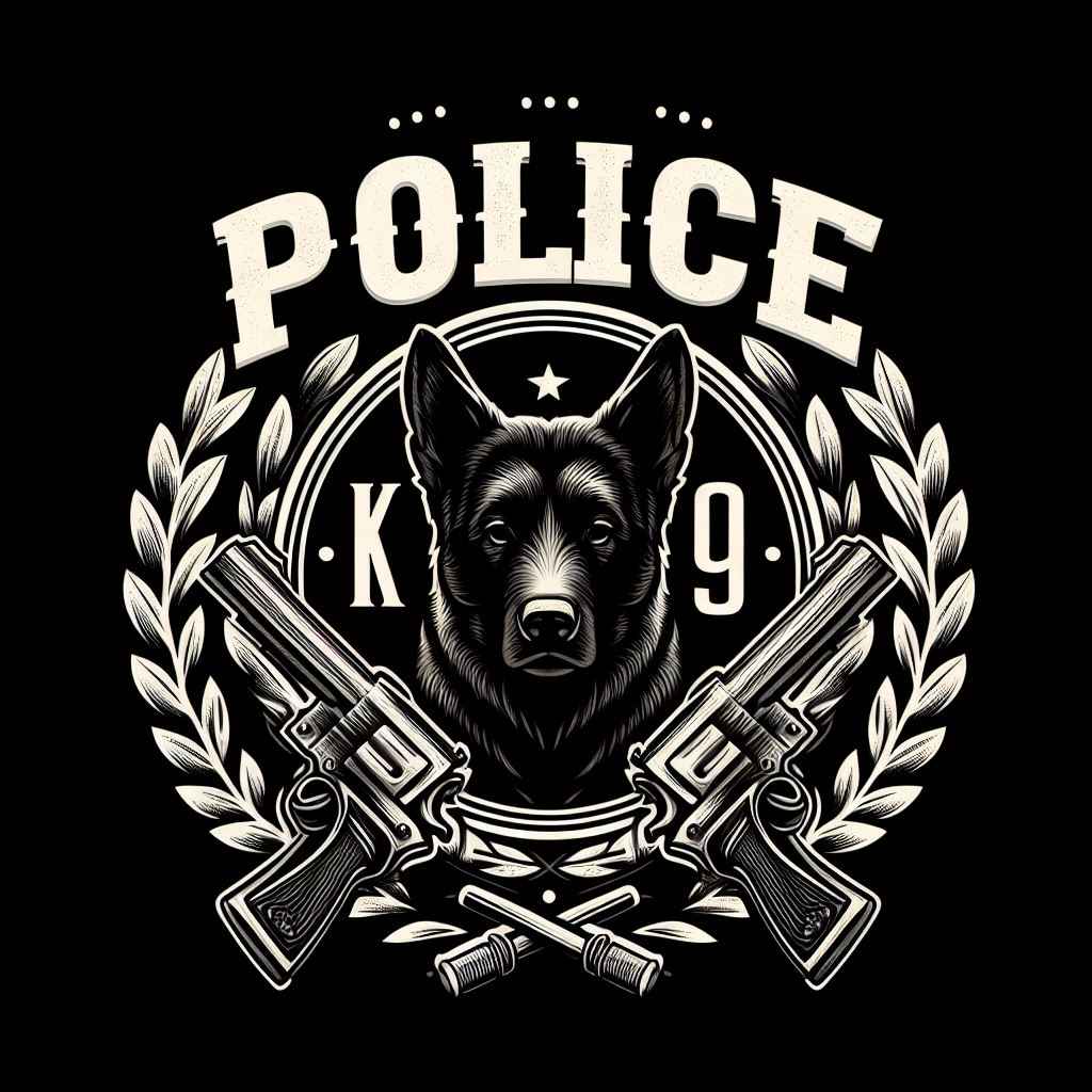 K9 police design for Patch