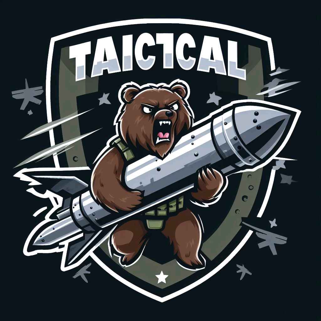 Tactical bear eating mesile patch design