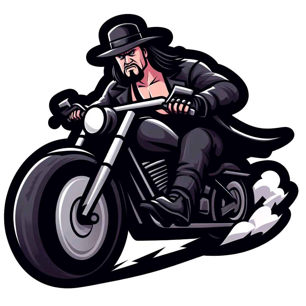 Undertaker riding Sticker