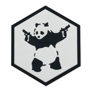 Panda Airsoft pvc patch with velcro