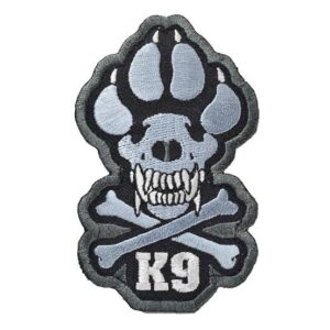 K9 Patch - Skull and Crossbones